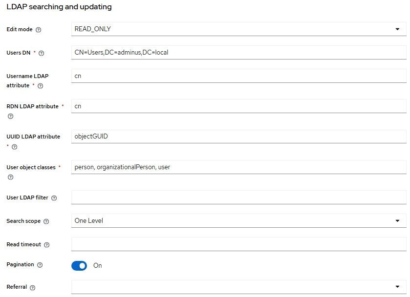 Настройка SSO в связке Р7-Диск SP и Keycloak IdP + MS AD LDAP