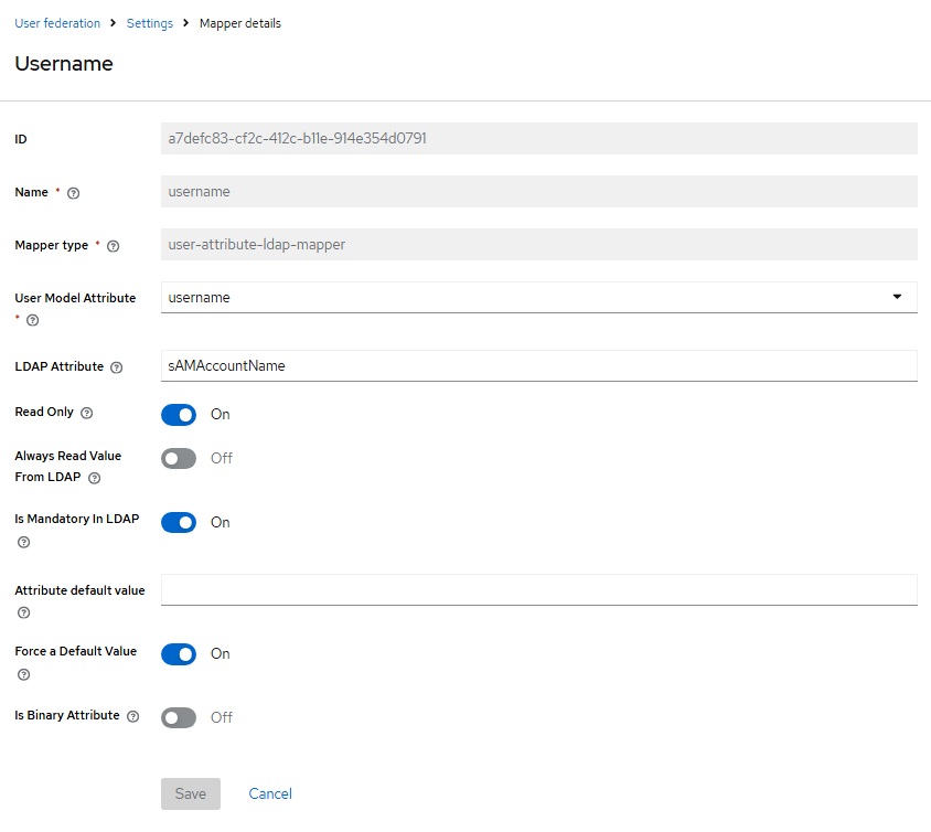 Настройка SSO в связке Р7-Диск SP и Keycloak IdP + MS AD LDAP