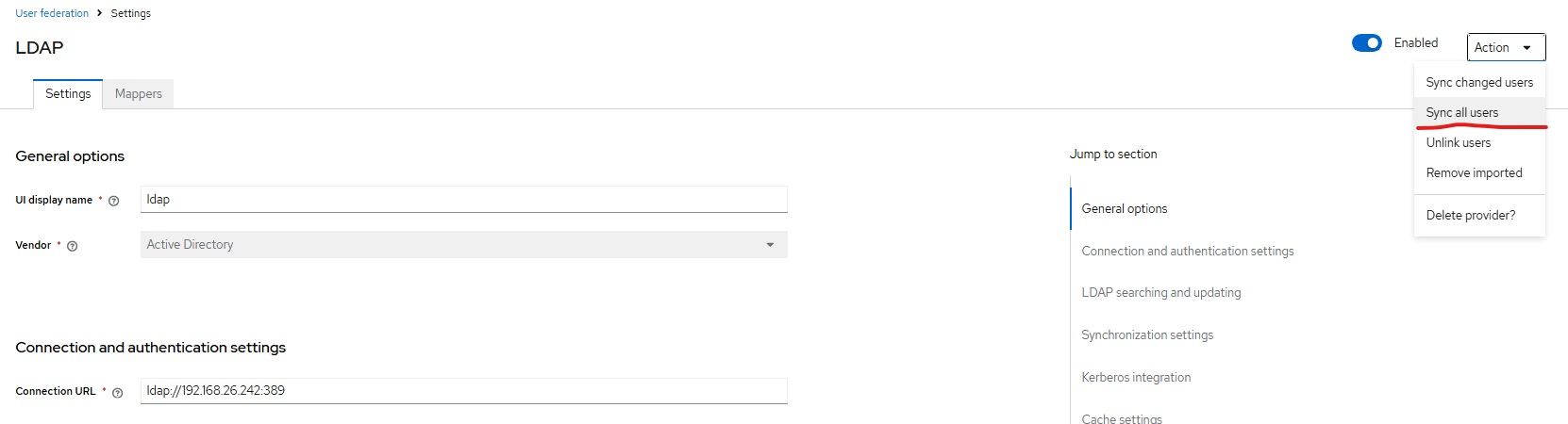 Настройка SSO в связке Р7-Диск SP и Keycloak IdP + MS AD LDAP
