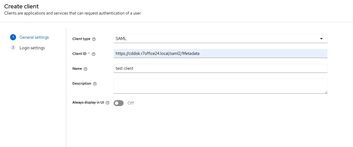 Настройка SSO в связке Р7-Диск SP и Keycloak IdP + MS AD LDAP
