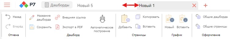 Создание дашбордов