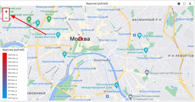 Фрейм «Карта»: вывод показателей с привязкой к адресу