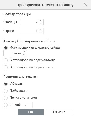 Таблицы