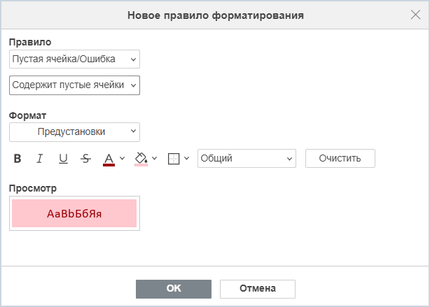 Правила форматирования