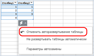 Создание форматированной таблицы