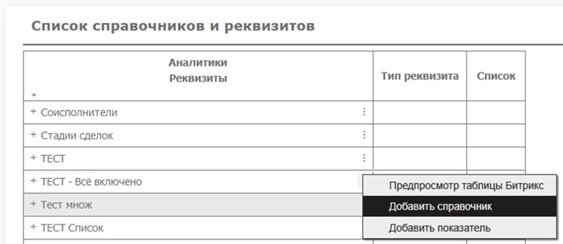 Загрузка из Битрикс24: работа со списочными полями