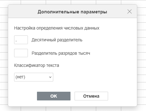 Вырезание / копирование / вставка данных