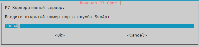 Укажите порт, который будет доступен для других нод, этот порт будет проброшен в контейнер на порт 38034. Рекомендуем оставить как есть, либо изменить, если он уже занят на ноде, иначе установка не выполнится.