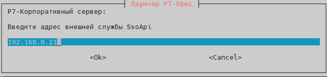 Укажите адрес ноды-11 (если установка CS-Api была проведена на этой же ноде, оставьте значение из пункта 14.8)