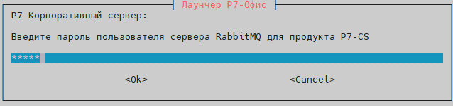 Дважды введите пароль для этого пользователя (пароль для RabbitMQ может содержать только буквы и цифры, без спецсимволов)