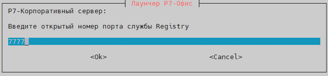 Укажите порт, который будет доступен для других нод, этот порт будет проброшен в контейнер на порт 7777. Рекомендуем оставить как есть, либо изменить, если он уже занят на ноде, иначе установка не выполнится.
