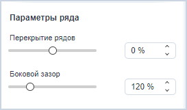 Параметры ряда плоской диаграммы